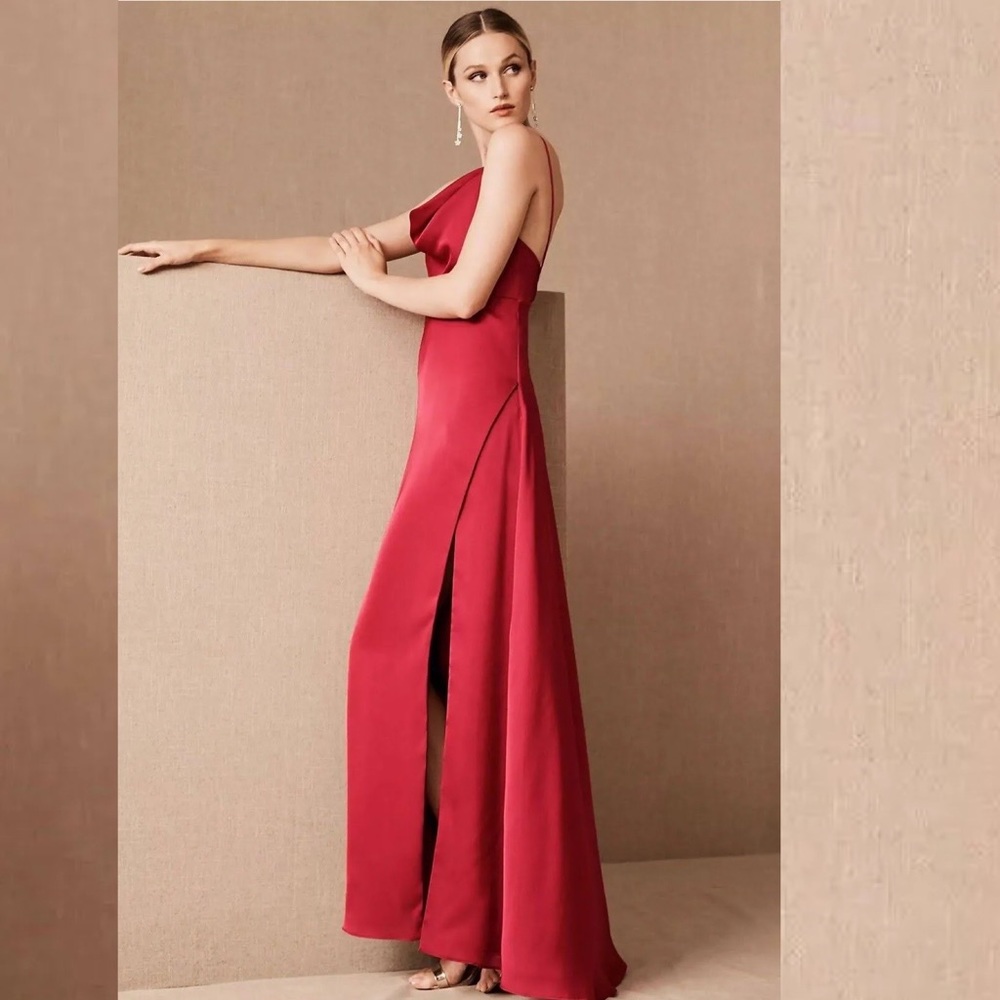 Fame and Partners Red Maxi Dress